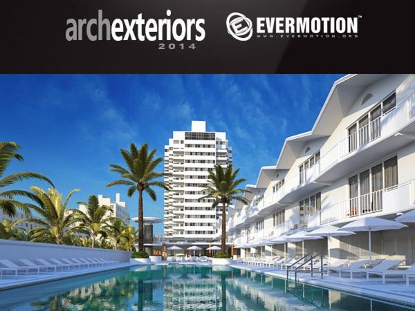 10套迈阿密街道室外建筑3d场景模型下载Evermotion-Archexteriors vol 23