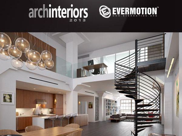 5个 室内现代客厅餐厅套房3d模型下载 Evermotion Archinteriors Vol.29