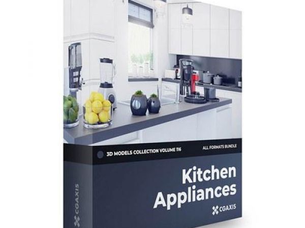 25套厨房电器3D模型下载 CGAxis  Vol 116