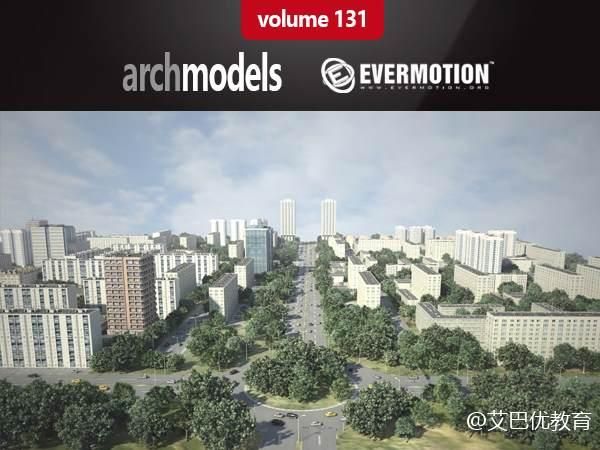 景观和建筑3D模型下载 Evermotion Archmodels Vol.131