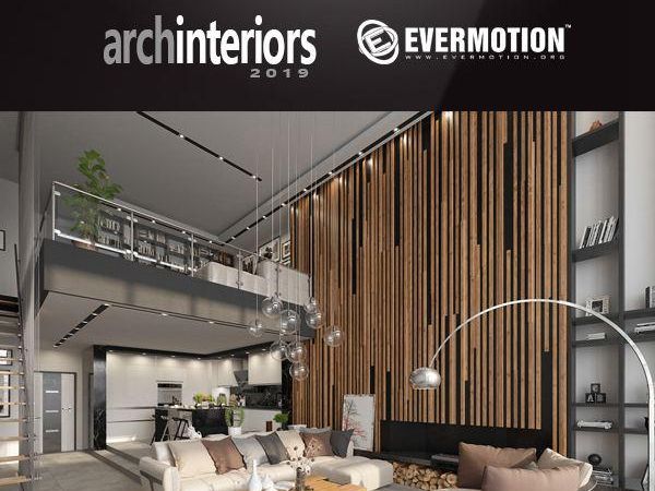 10个现代客餐厅场景3D模型下载 Evermotion – Archinteriors Vol.54