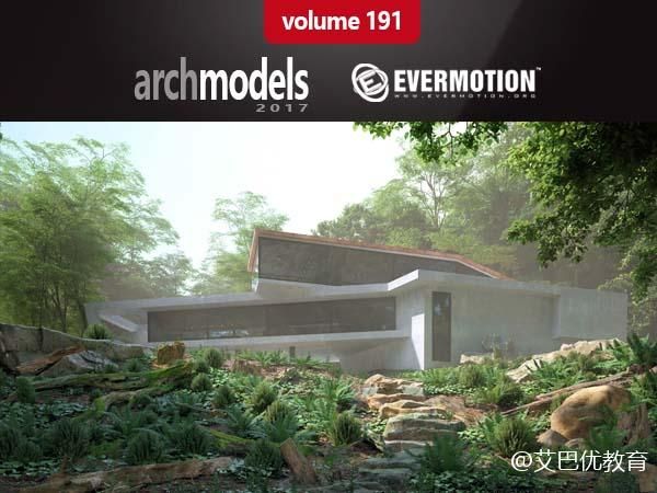 56套用摄影测量技术制成的高品质森林道具3d模型下载 Evermotion  Archinteriors vol.191
