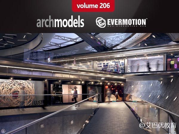 32个商场展览橱窗3D模型下载Evermotion – Archmodels Vol.206