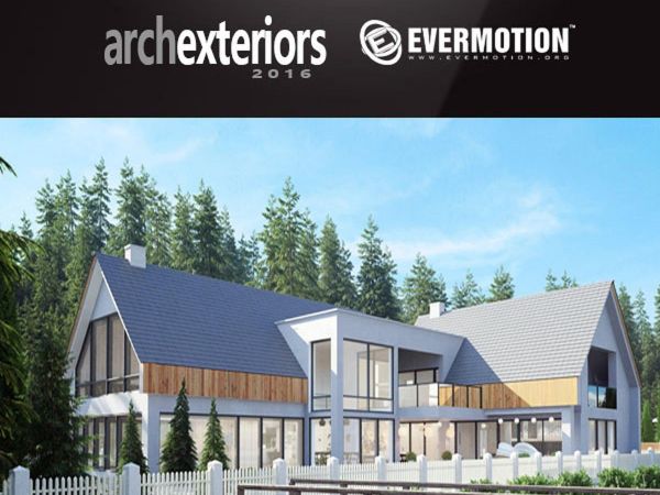 2套完整别墅室内外全角度3d模型下载 Evermotion-Archexteriors vol 29
