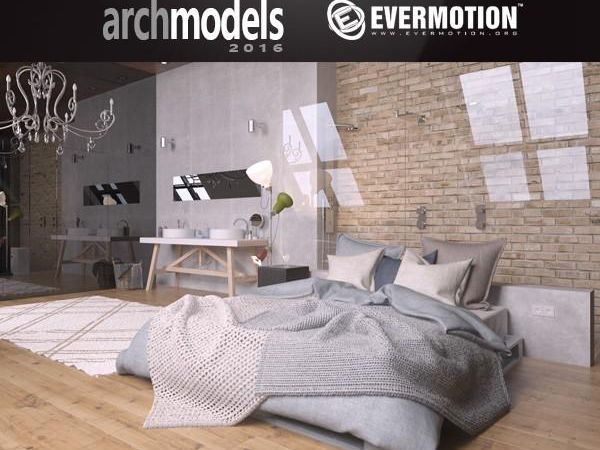 Evermotion Archmodels vol. 164 床具3D模型