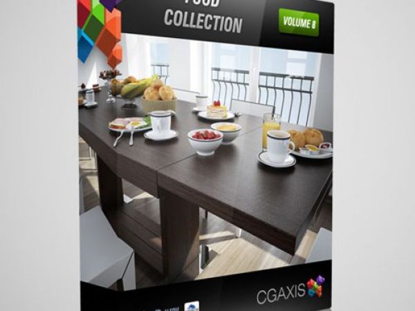 CGAxis第8卷食品3D模型下载