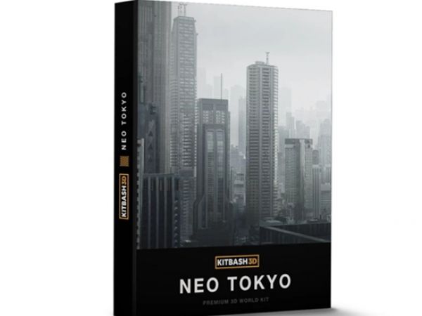 Kitbash3D-Neo Tokyo 东京城市建筑3D模型
