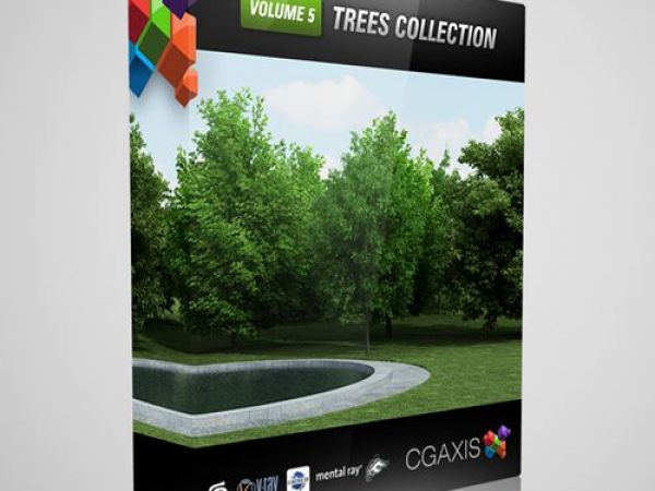 CGAxis第5卷Trees树3D模型下载