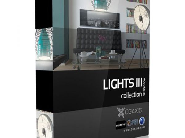 CGAxis第35卷灯具3D模型下载III