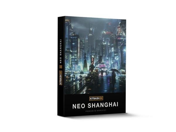 Kitbash3D – Neo Shanghai 科幻上海未来巨型城市