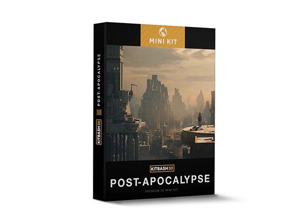 Kitbash3D – Mini Kit Post-Apocalypse