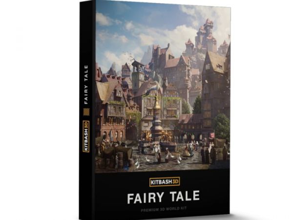Kitbash3D-Fairy Tale童话小镇3D模型