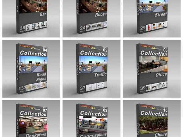 DigitalXModels Volume 1-37卷3D模型合集