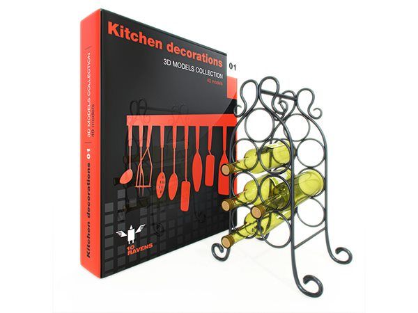 10ravens Kitchen decorations 厨房用品3D模型