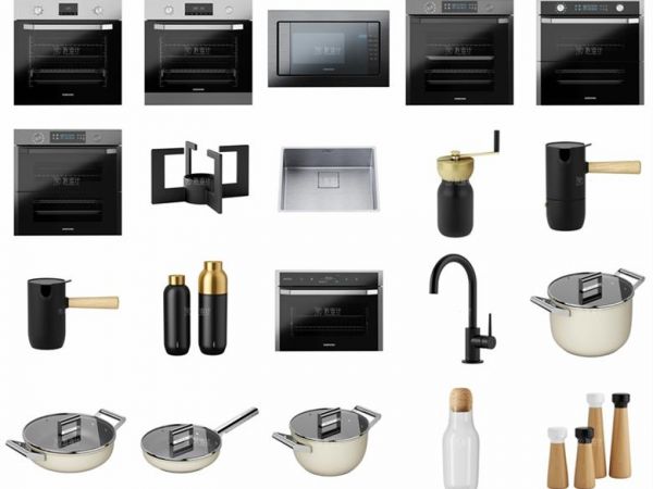 Dimensiva – Kitchen 3D Model 厨房用品3D模型合集188个 | 1.81GB