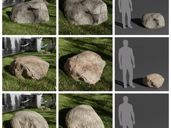 Poliigon – Rock Models vol.3 岩石3D模型