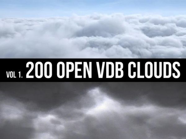 Open VDB Clouds Vol.1 体积云模型素材