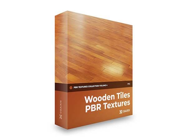 木地板高清无缝贴图CGAxis PBR Textures Volume 4 – Wooden Tiles