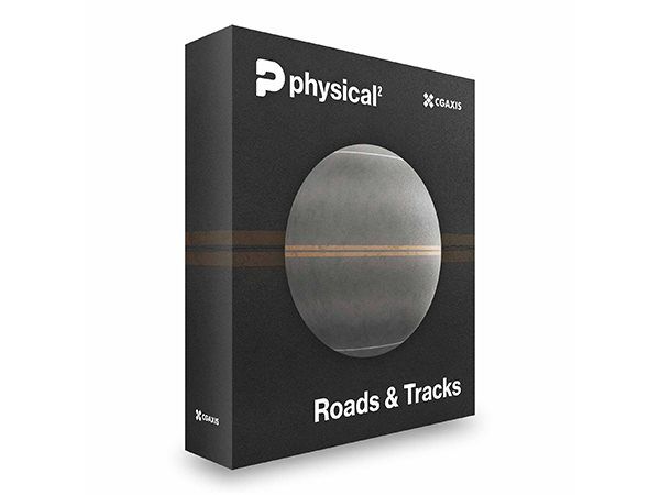CGAxis Roads PBR Textures Collection Volume 24