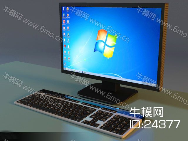 台式电脑显示屏键盘