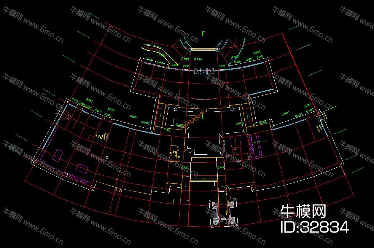 半岛会所建筑施工图