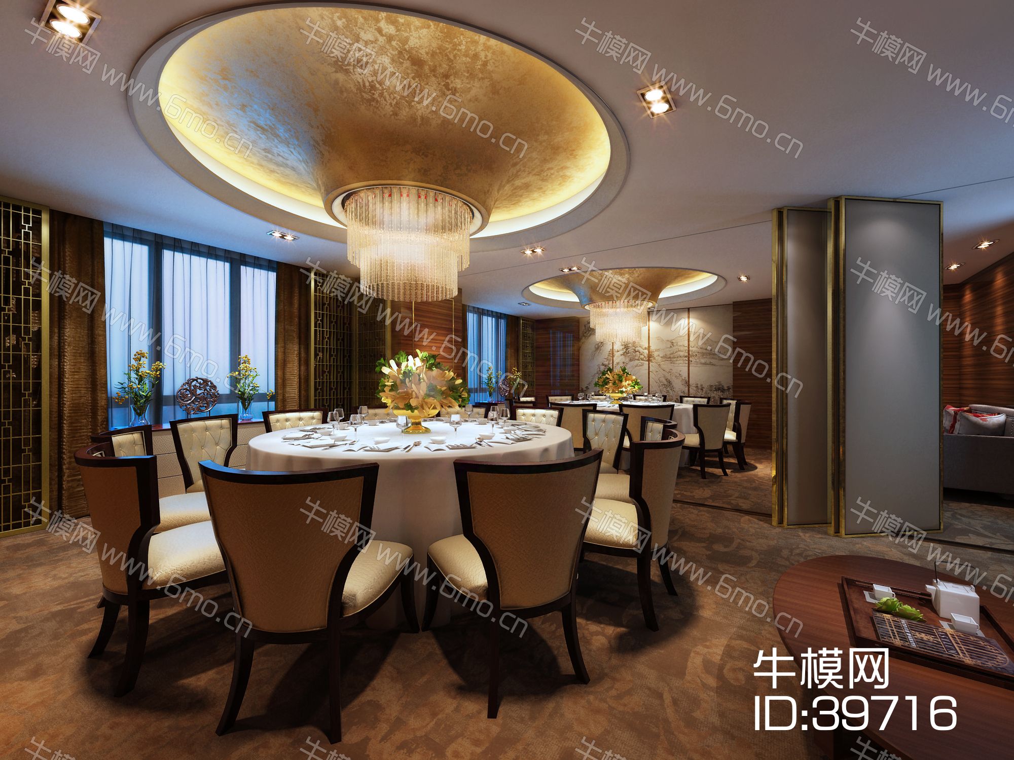 中式酒店包间