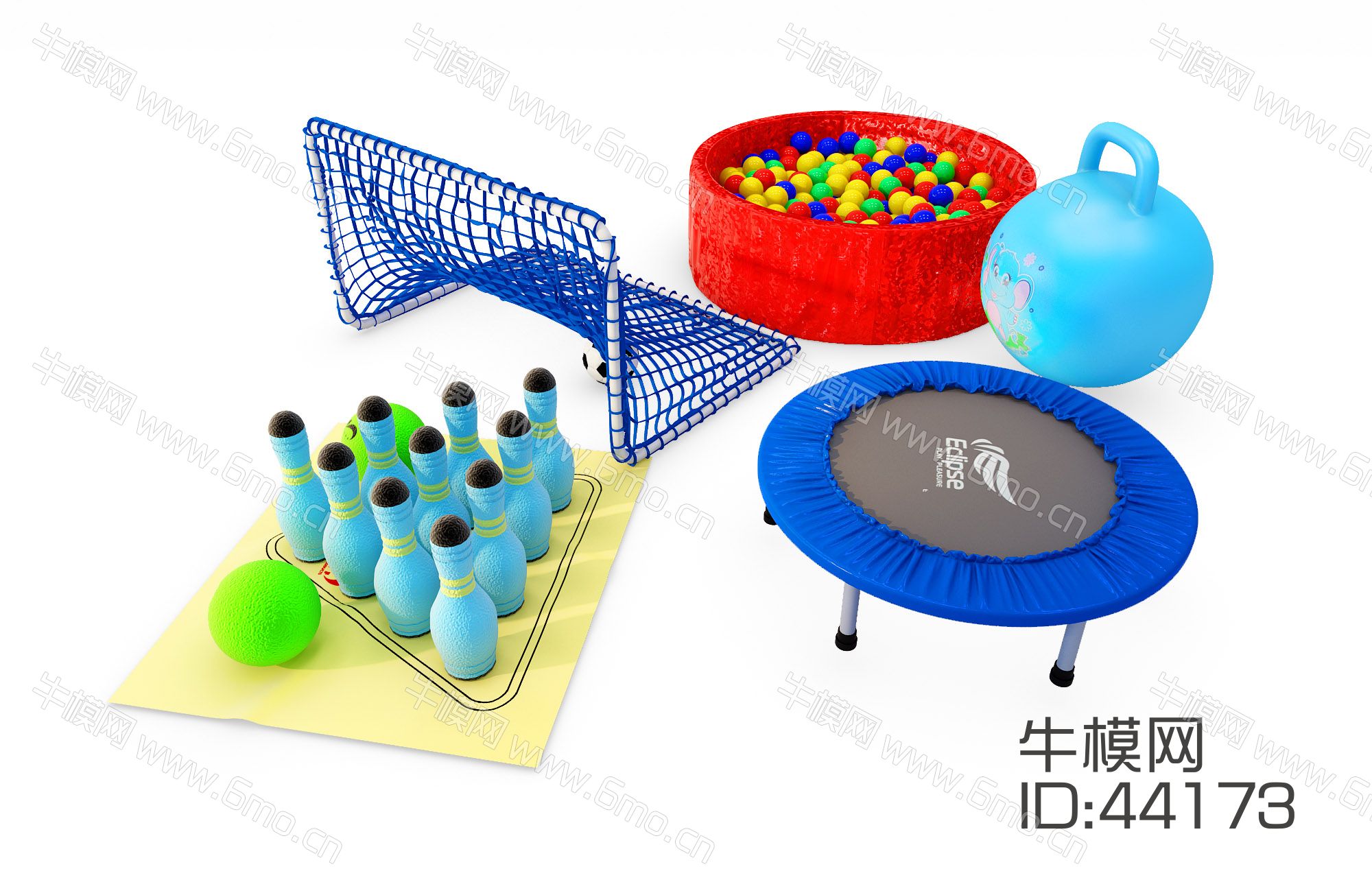 现代儿童海洋球游乐玩具