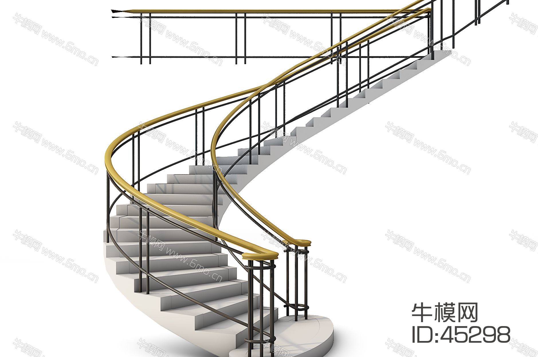 现代铁艺楼梯