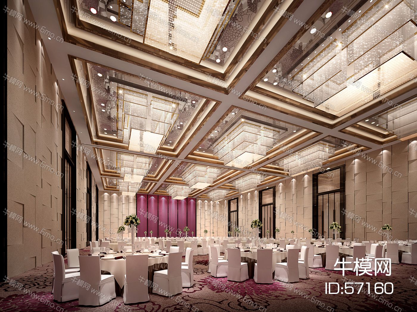 新中式宴会厅宴会厅