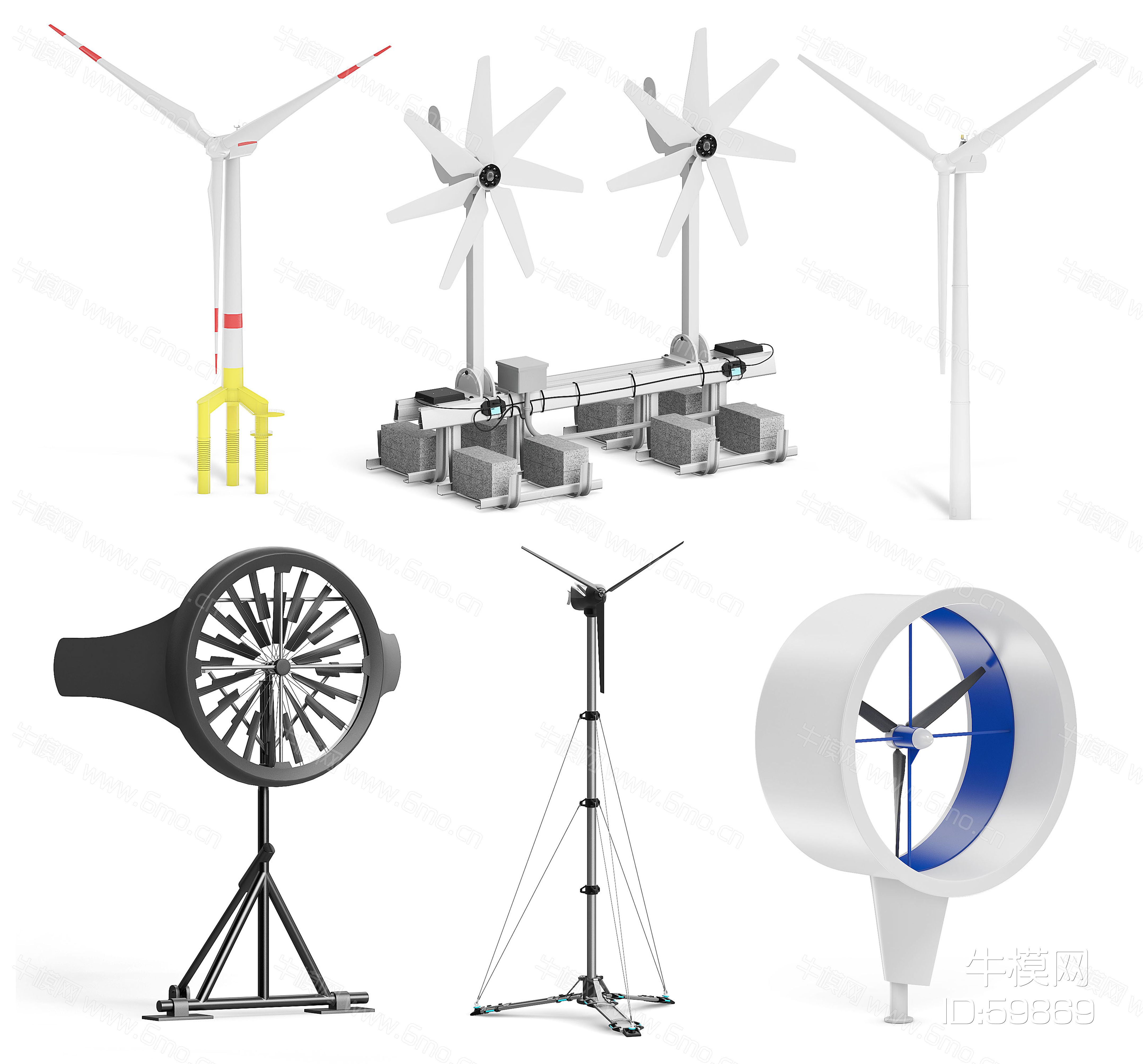 风力发电机，风力涡轮机，涡轮机，风车，风力机