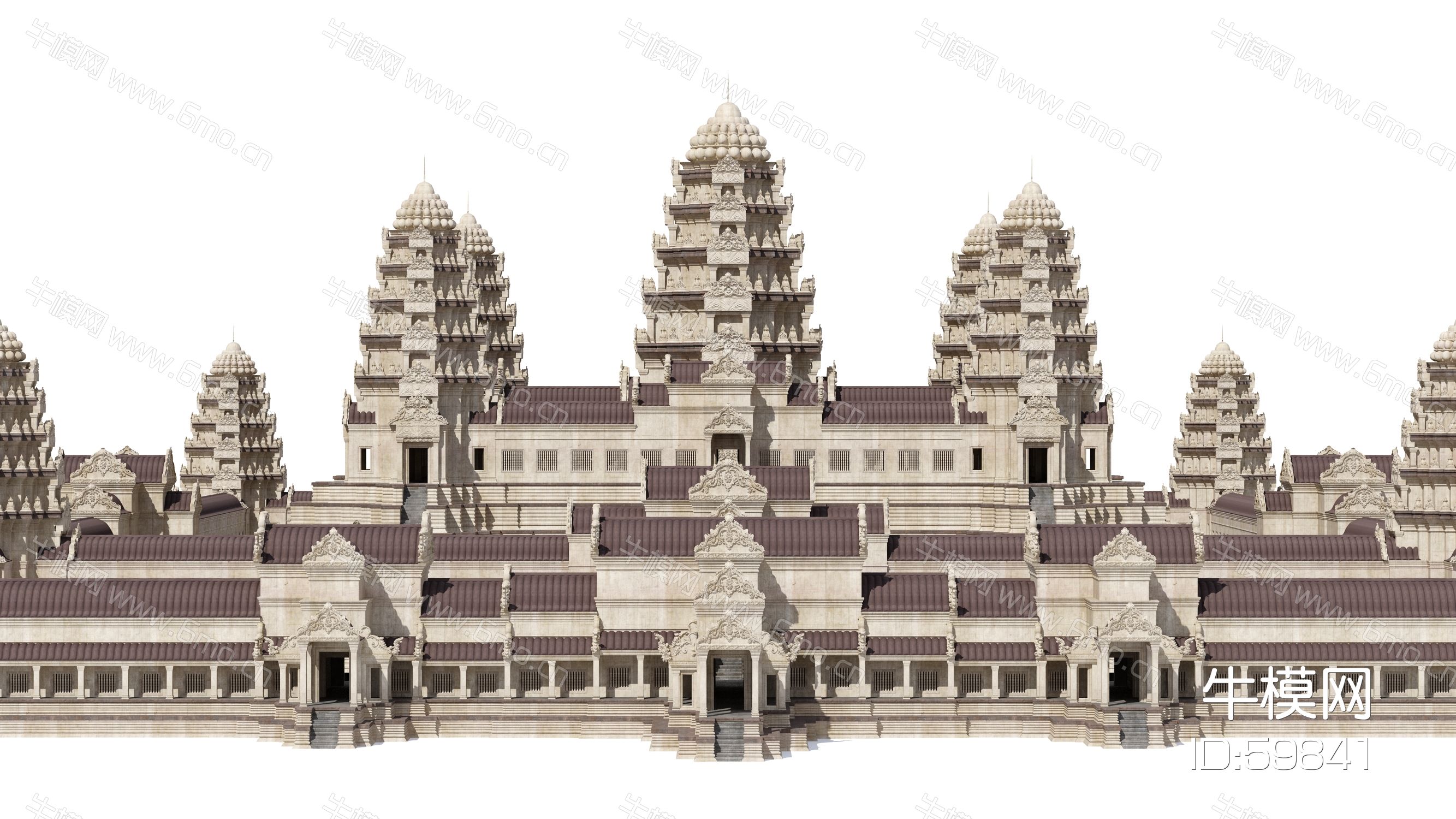 吴哥窟，泰式古建筑，吴哥窟，南亚古建筑