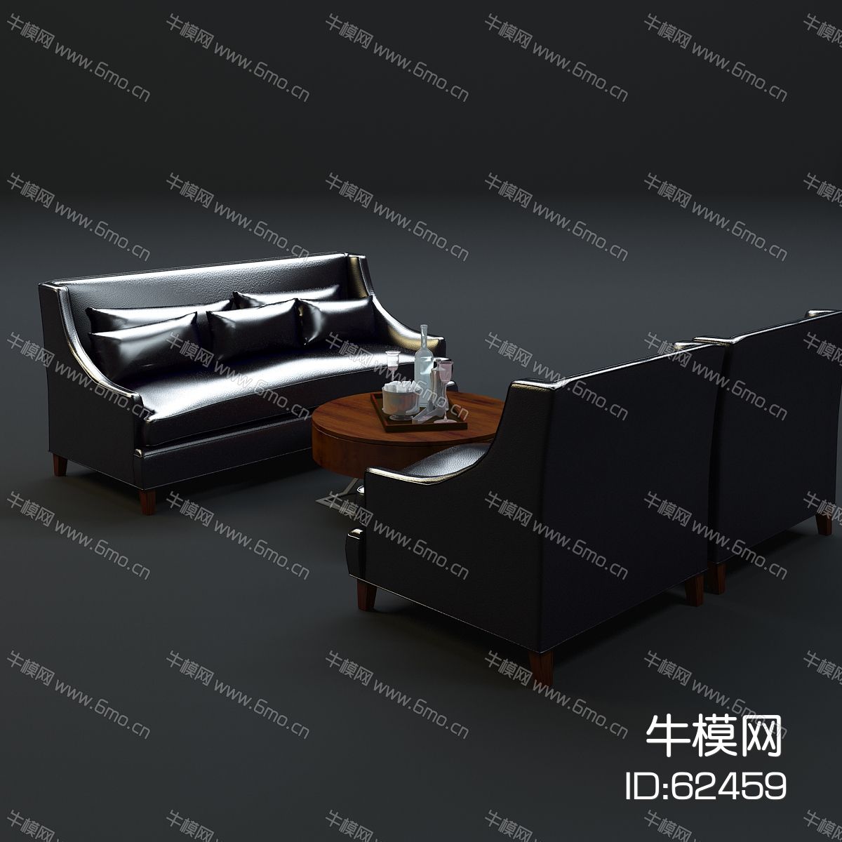 现代沙发茶几组合