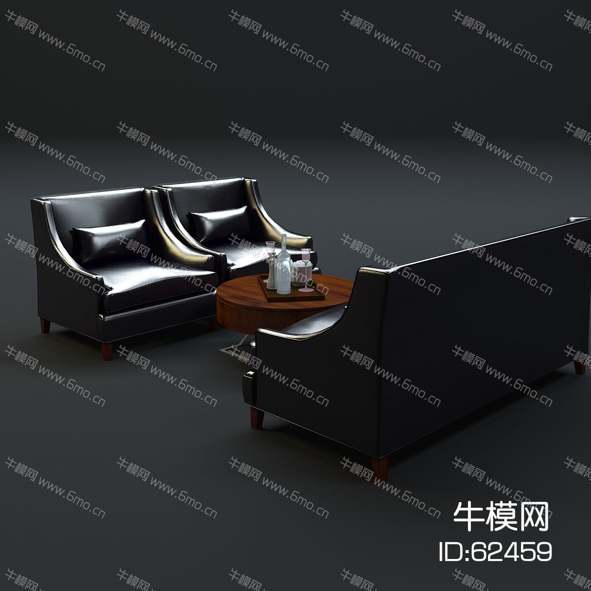 现代沙发茶几组合
