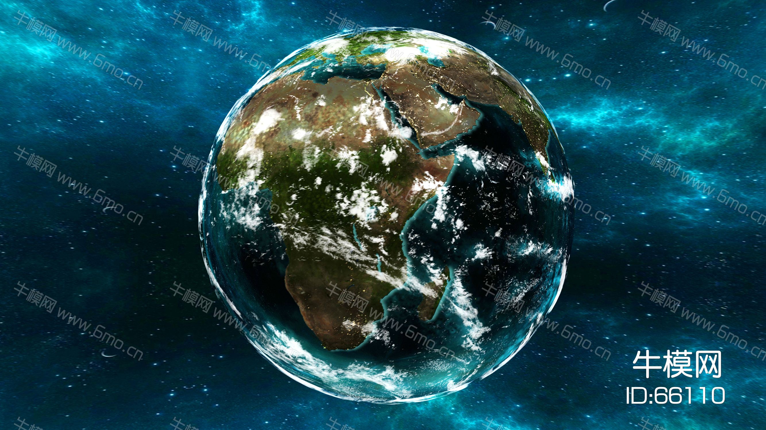 现代地球 从地球飞入中国 山东 地球动画 非洲