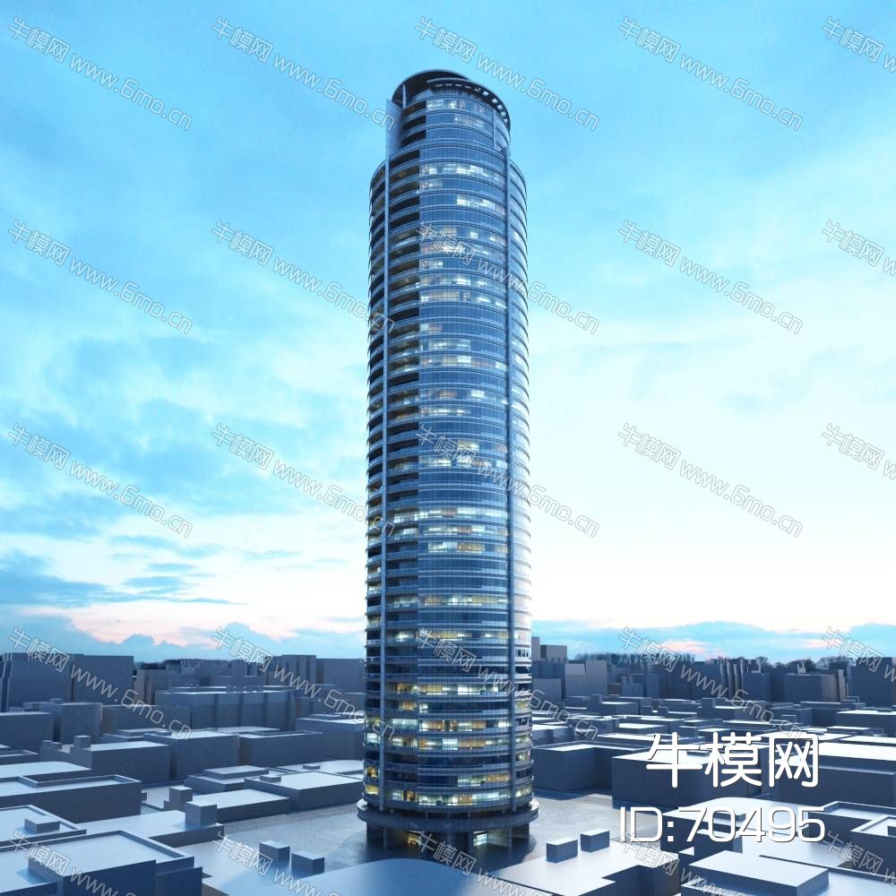 现代高层办公建筑