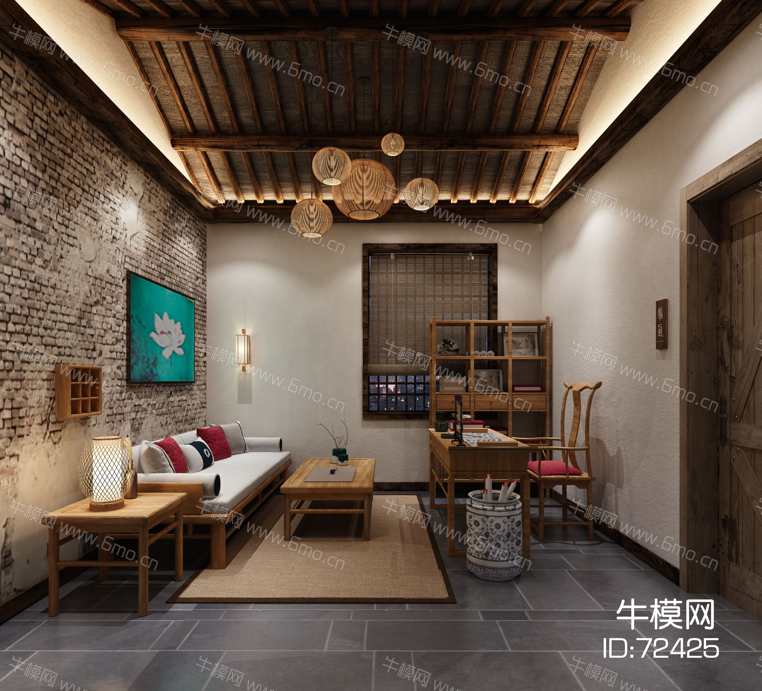 新中式民宿客房