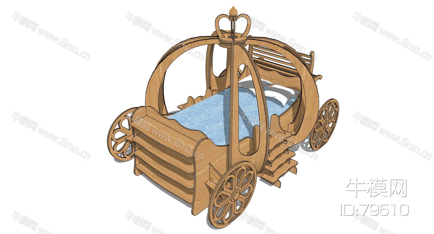 法式美式儿童床