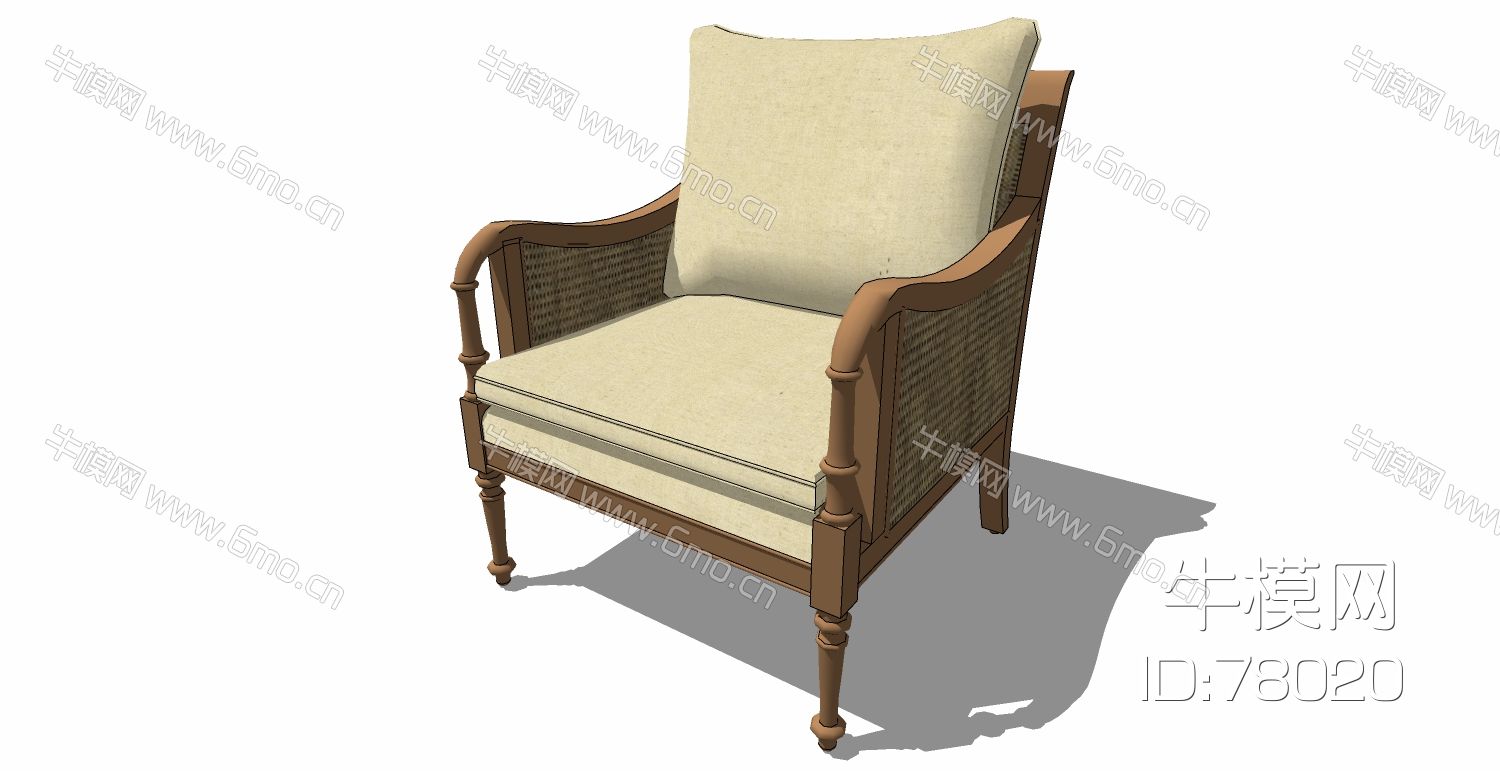 美式欧式古典休闲椅