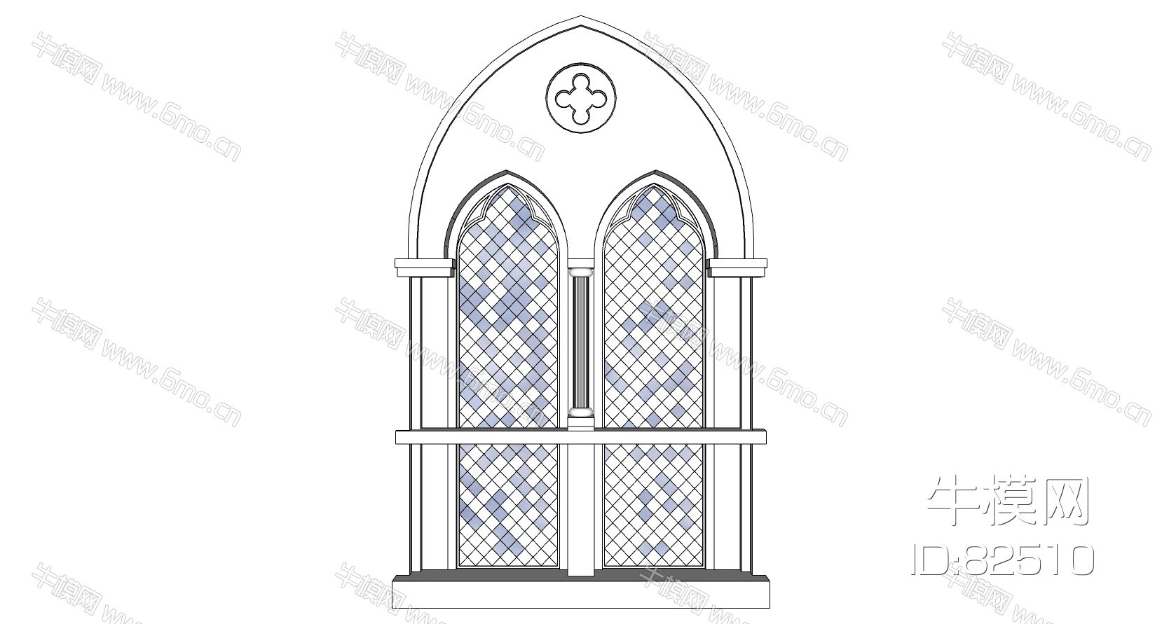 欧式法式伊斯兰波斯新疆建筑弧形窗户
