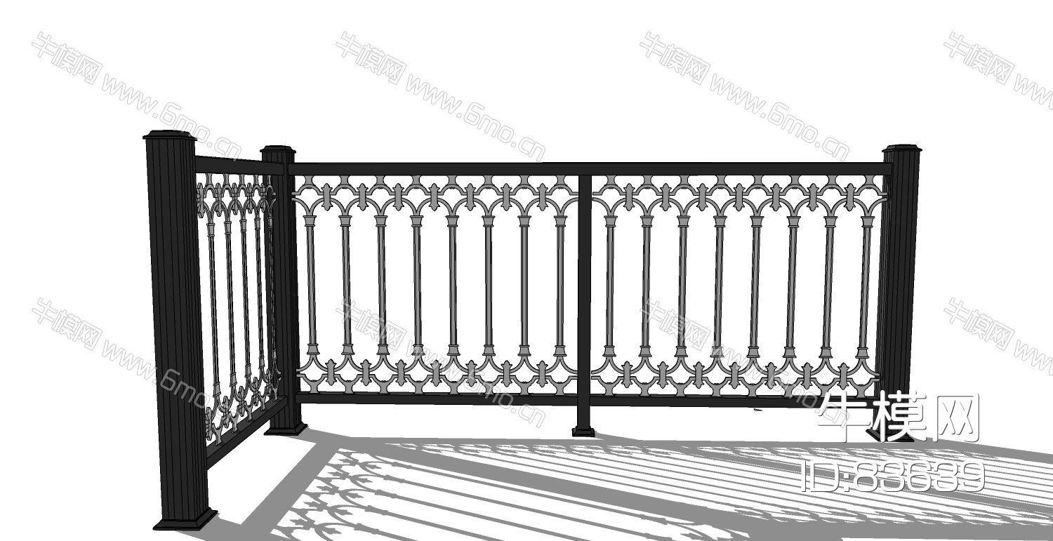 欧式铁艺栏杆护栏扶手
