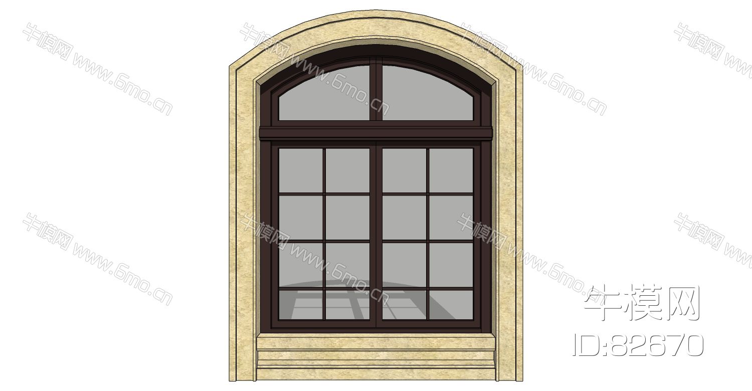 欧式建筑别墅窗