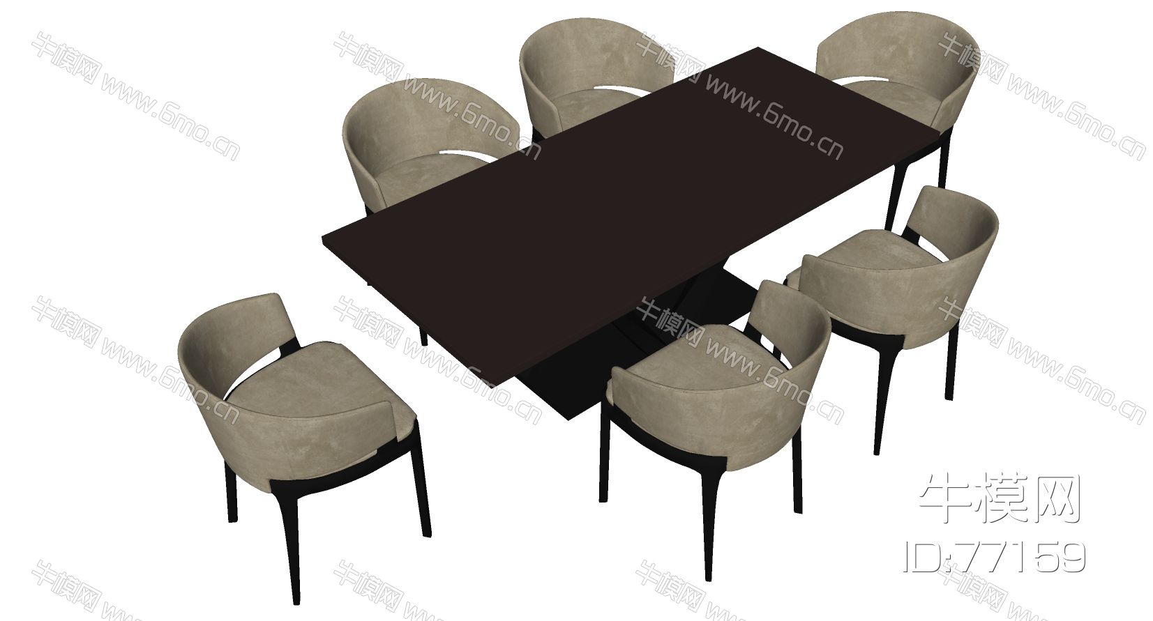 北欧现代简约单人沙发椅子实木桌子餐桌