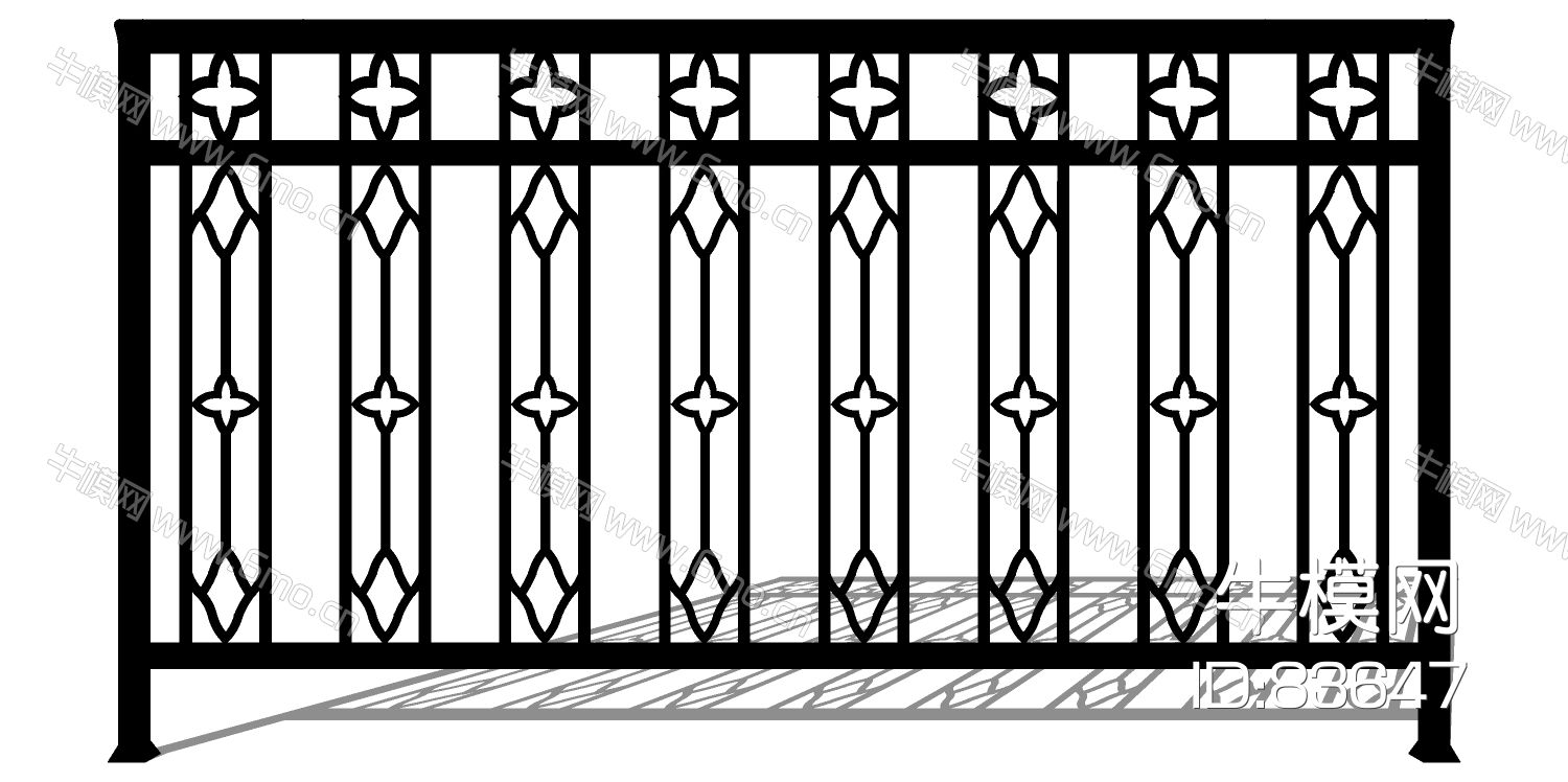 欧式铁艺栏杆护栏扶手