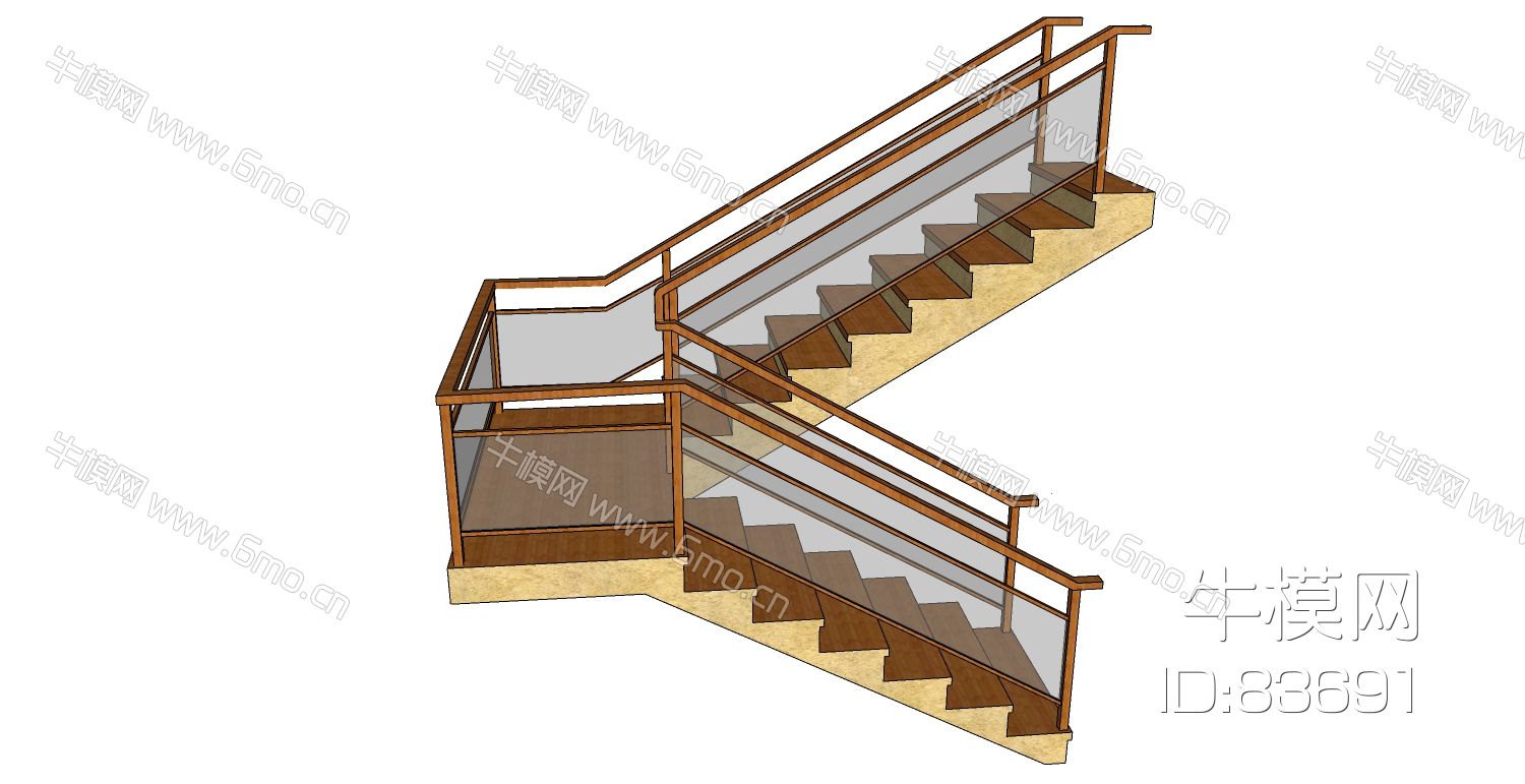 现代钢架楼梯踏步