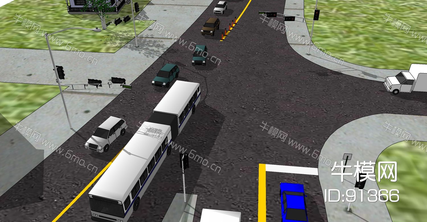 繁华道路景观