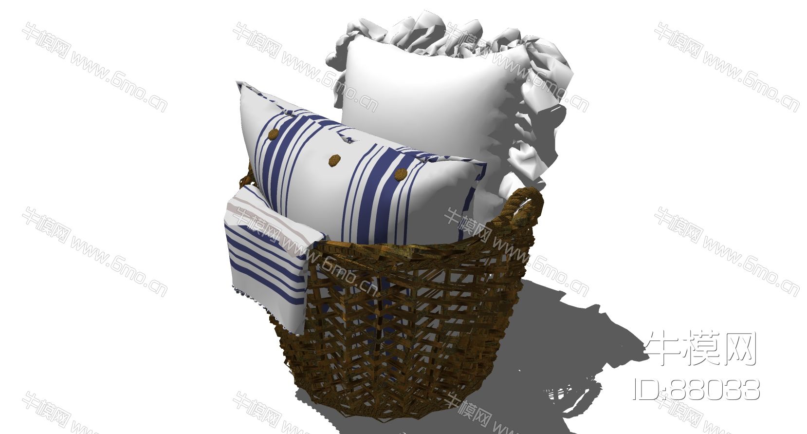 家纺精品枕头抱枕靠包抱枕编织箩筐