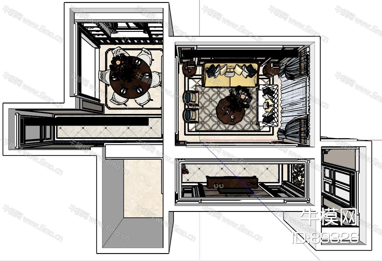 簡歐式美式法式別墅客