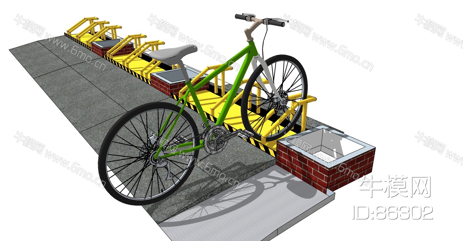 自行车山地车车架构件