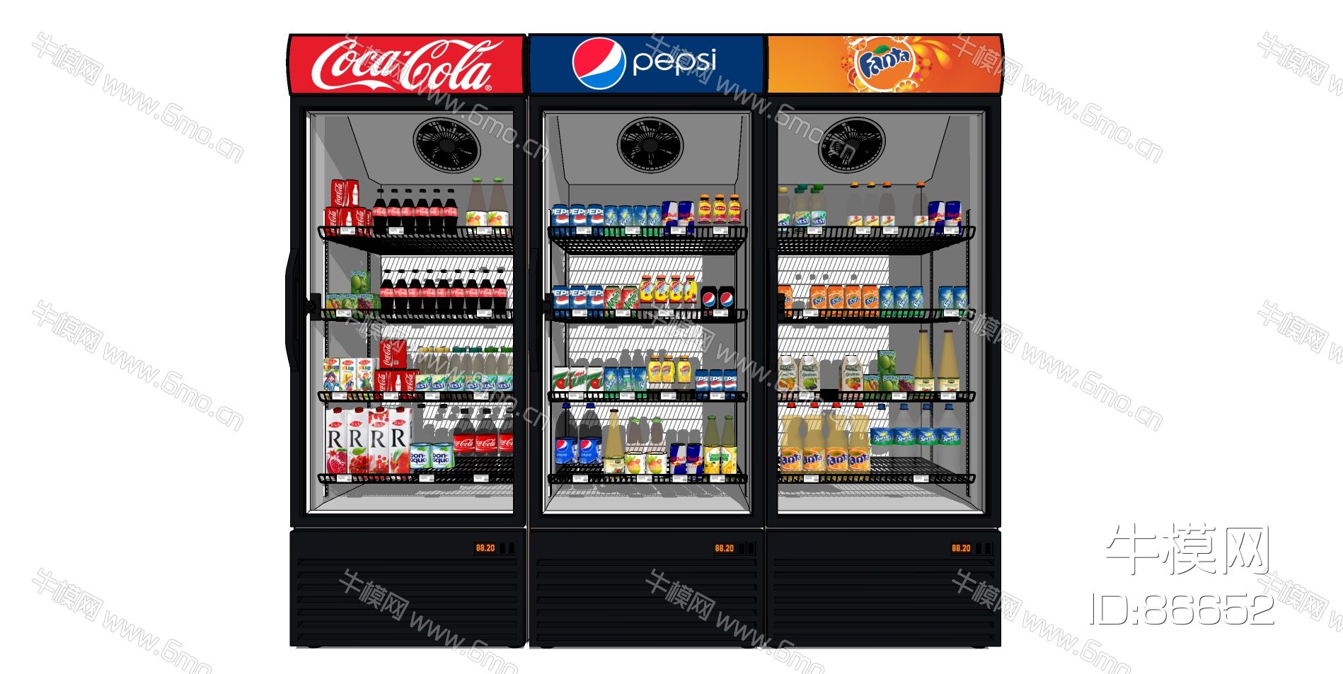 现代自动售卖机饮料冷饮储藏柜冰柜