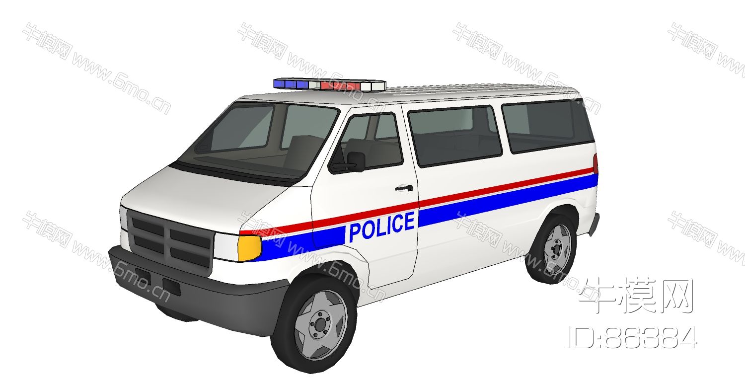 警察面包车